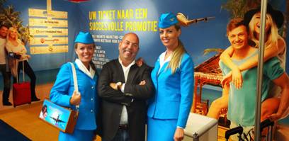 We zijn klaar voor #PromZ.  #Vliegticket winnen? Kom naar stand 1034. free2fly.nl #actiemarketing