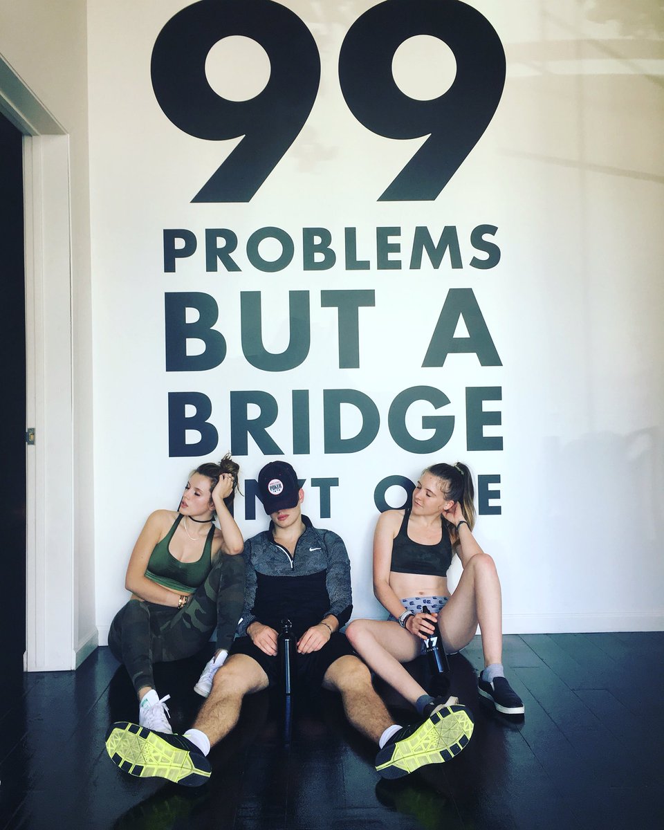 greggsulkin's tweet photo. No, but my flexibility is. Thanks girls for torturing me #yoga #zen #fitness @bellathorne #bellap https://t.co/qr8zfgljr5