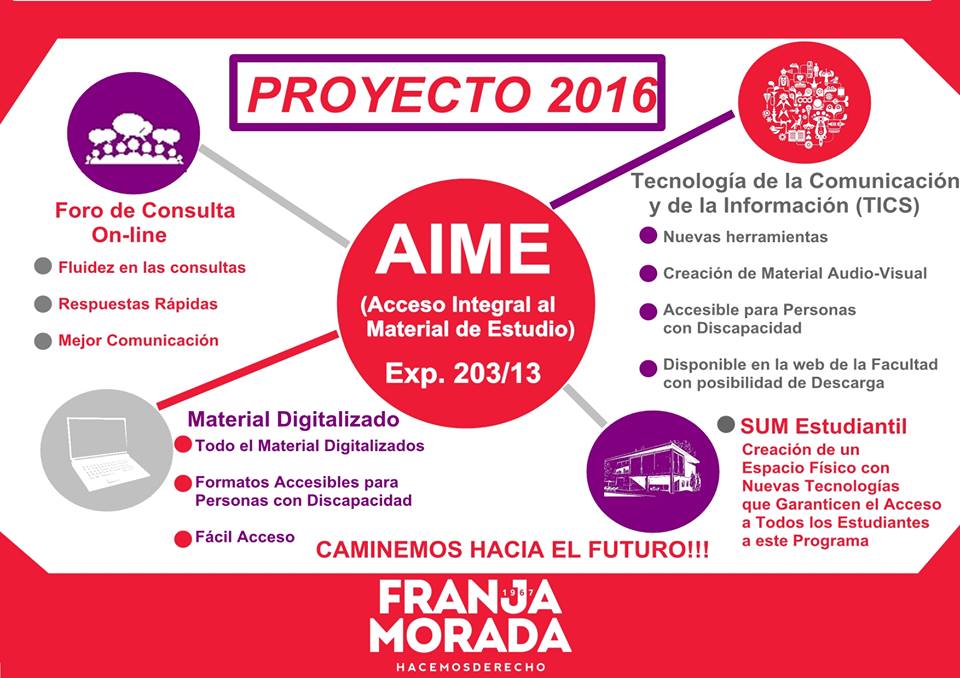 FranjaMoradaUNR's tweet photo. Ahora todos podemos acceder al #MaterialDeEstudio. Juntos logramos que se apruebe el #AIME
#CaminandoHaciaElFuturo https://t.co/XmNbNoNZTd