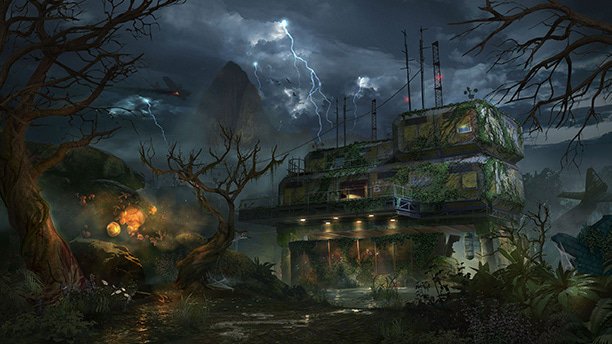 TheSmithPlays's tweet photo. This leaked Destiny image from 3 years ago looks a lot like the DLC 2 Image we got the other day! :O https://t.co/X51vcEzi20