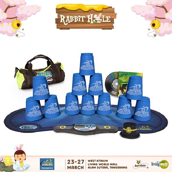 Come and join us from March 23-27@alam sutera, Tangerang. There will be lots of fun!#sportstack #speedstacks