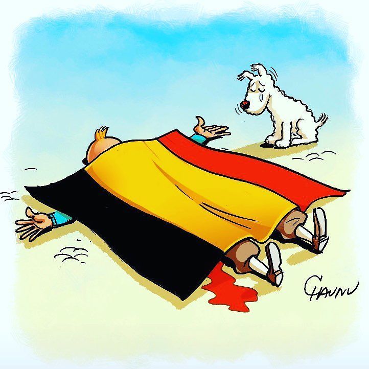 Chaunu Le Très Triste Dessin De Chaunu Pour At Ouestfrance