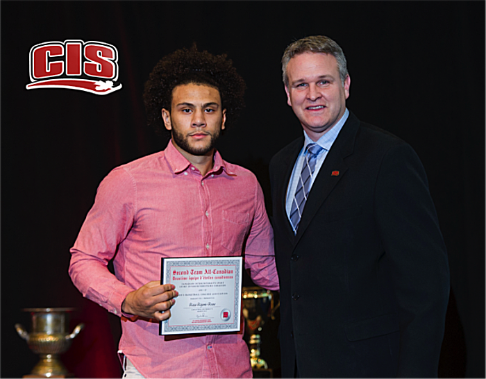 basketballbuzz's tweet image. Carleton’s Kaza Kajami-Keane named to Second Team All-Canadian: bbzz.co/1Ml5Ozn #CIS #CISFinal8