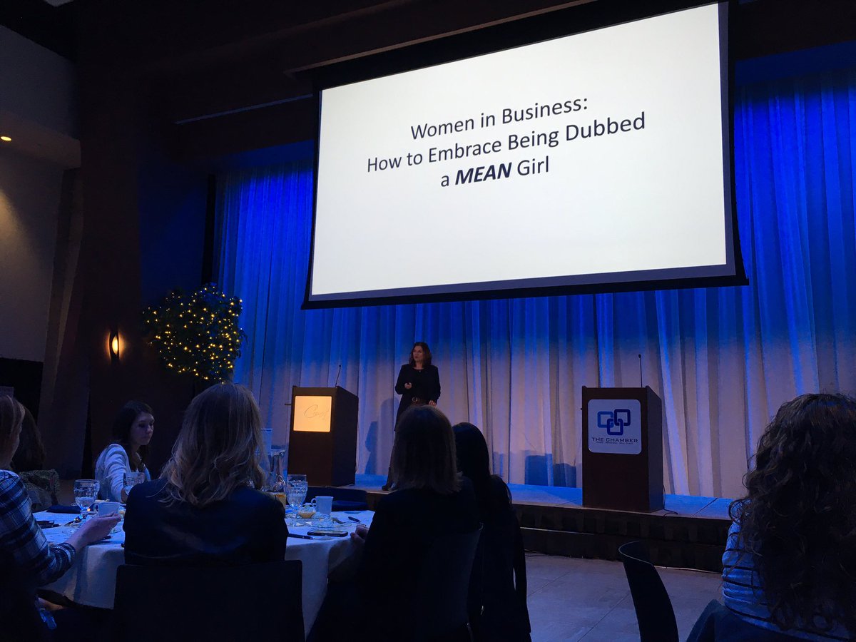 Our own <a href="/jodilduncan/">Jodi Duncan</a> on the Women Connect stage! #FMWFWC #meangirls