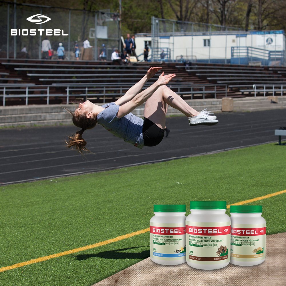 BioSteelSports's tweet photo. BioSteel Vegan Plant-Based protein is packed with 22g of protein. #DairyFree #BannedSubstanceFree https://t.co/MxPbyDk3Lh
