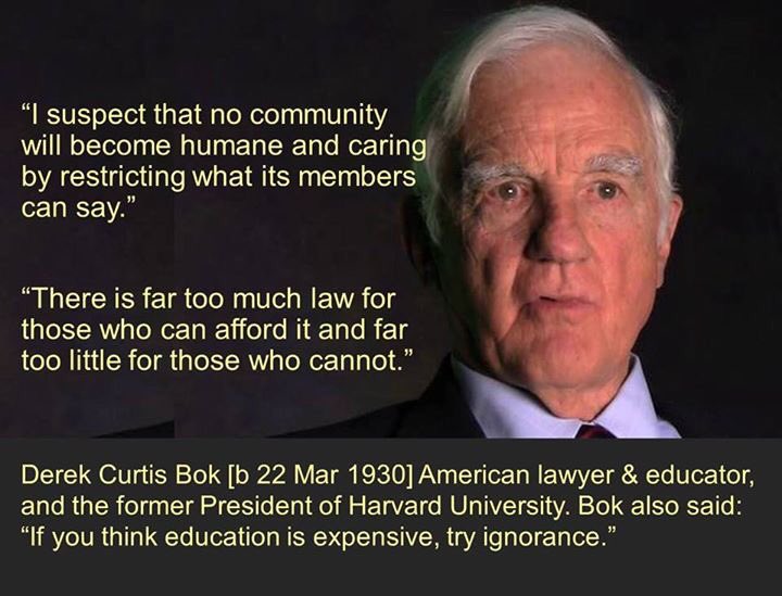 MKHumanists's tweet photo. "If you think education is expensive, try ignorance" - Derek Curtis Bok https://t.co/20A0ZQRWFu