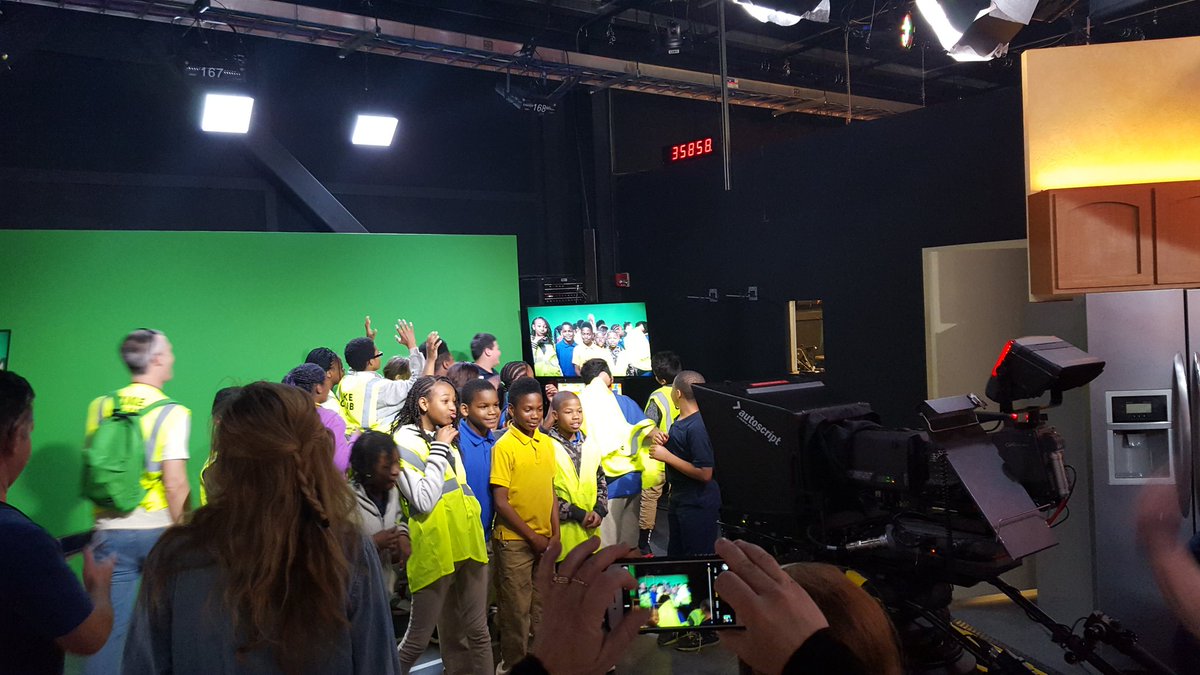 NancyClinesmith's tweet photo. Emerson Bike Club at Channel 6.#successTPS https://t.co/dYtf7EIyIe