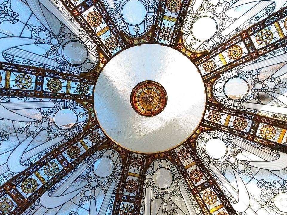 #stainedglass #dome by <a href="/FranceVitrail/">France Vitrail Int.</a>
#handmade #madeinfrance #art #glass #design #luxury #handcrafted #verriere