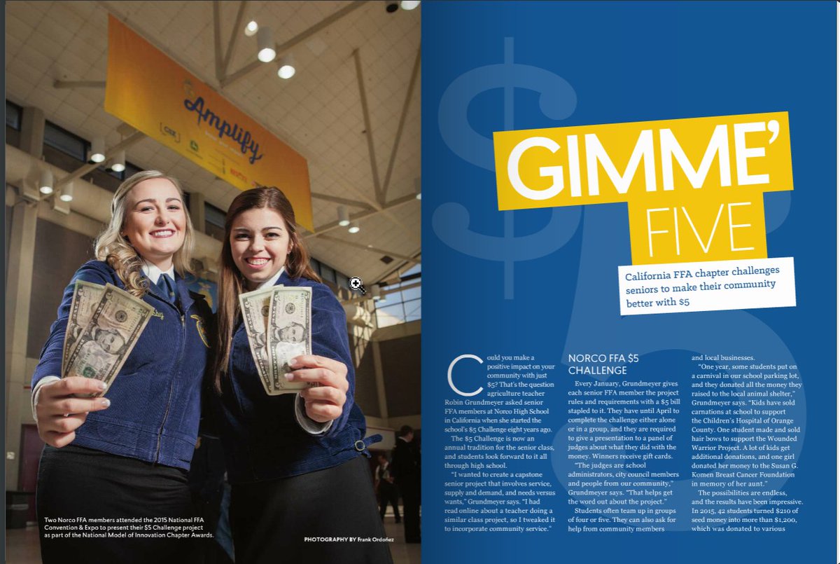 FFAWest's tweet photo. Great service article in FFA New Horizons featuring California's @NorcoFFA Chapter! https://t.co/ZGEWWsCVNC https://t.co/02jrFXq8ja