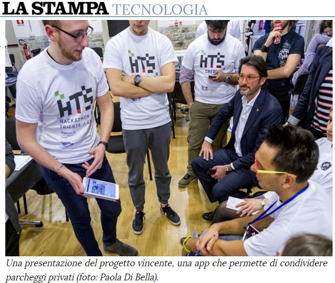 JordanPiscanc's tweet photo. #HackathonTS : "Con gli Open Data hacker e creativi ridisegnano le città" su @la_stampa ►https://t.co/AieRUEQKLF https://t.co/2hZfOgj1ay