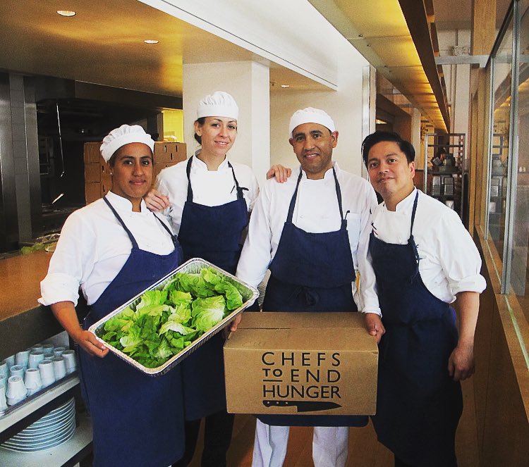 BeverlyWilshire's tweet image. #DYK: the #CUTbh team donates leftover food each night to Chefs To End Hunger? chefsendhunger.org #FSValues