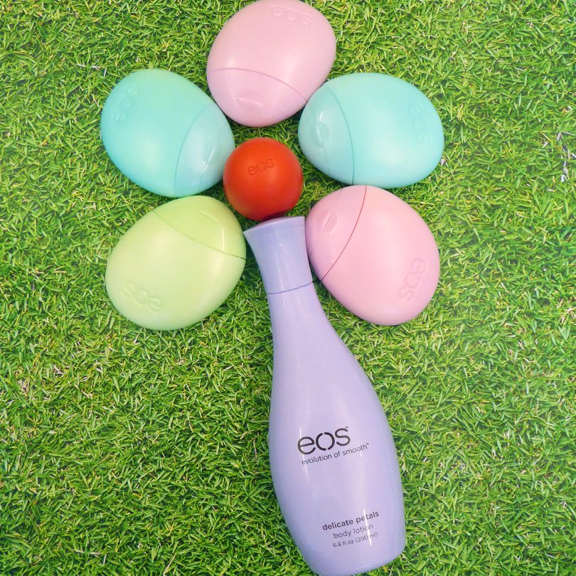 Brighten your smooth routine with #eos colorful lip balms, hand and body lotions!
