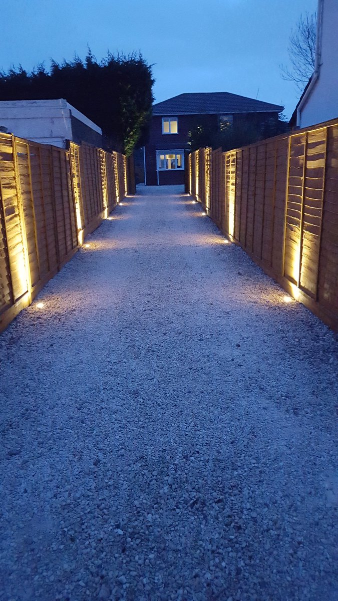 Imperia_build's tweet photo. Driveway lighting recently installed by our electrical division.  #lighting #LED https://t.co/oSWosYCTKi