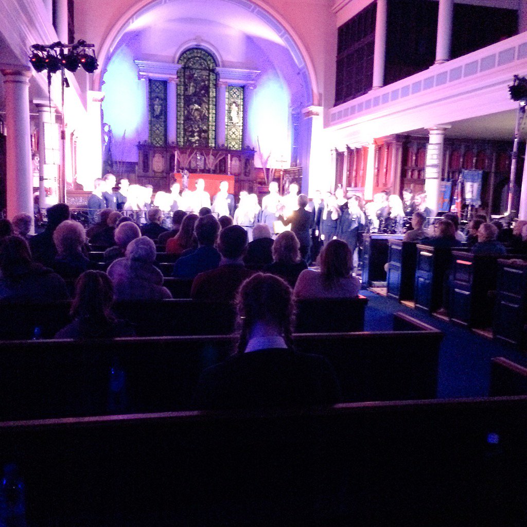 _TrinityTheatre's tweet photo. Lovely night at St Cuthbert's Church with out festival award winning choirs and musicians. https://t.co/iUzszEeNIY