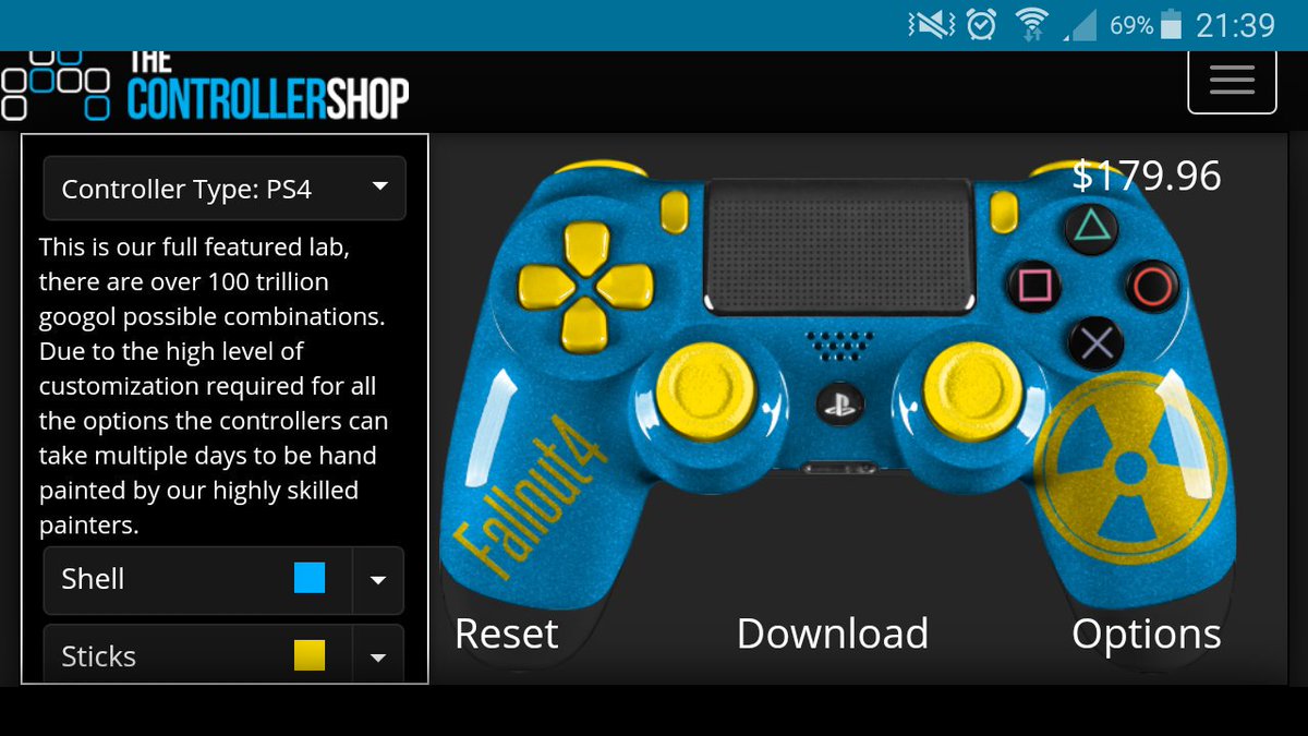 the_sarge1984's tweet photo. @ControllerShop #tcsgiveaway. Please rt this for us guys, I want to win my bad boy design #fallout4. https://t.co/wXtE9qZbBT
