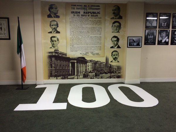 DerrySinnFein's tweet photo. Preparations underway across the city for Easter Sunday #jointherising2016 https://t.co/Q3cbtT0cuY