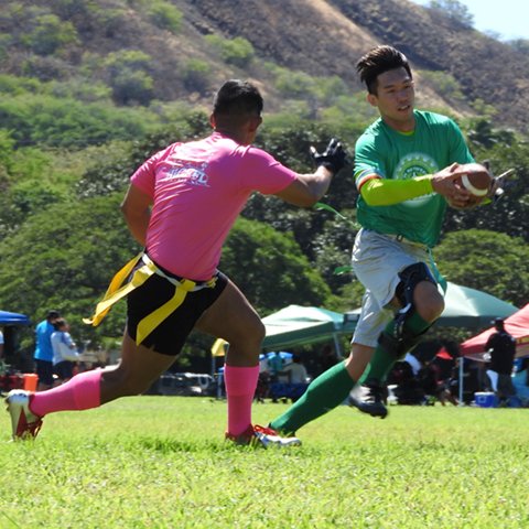 higffl's tweet photo. The 2016 HIGFFL Season is underway. Next games, Saturday, 4/2/16 at Kapiolani Park. #higffl #flagfootball #gayhawaii https://t.co/EmR6yp1ysU