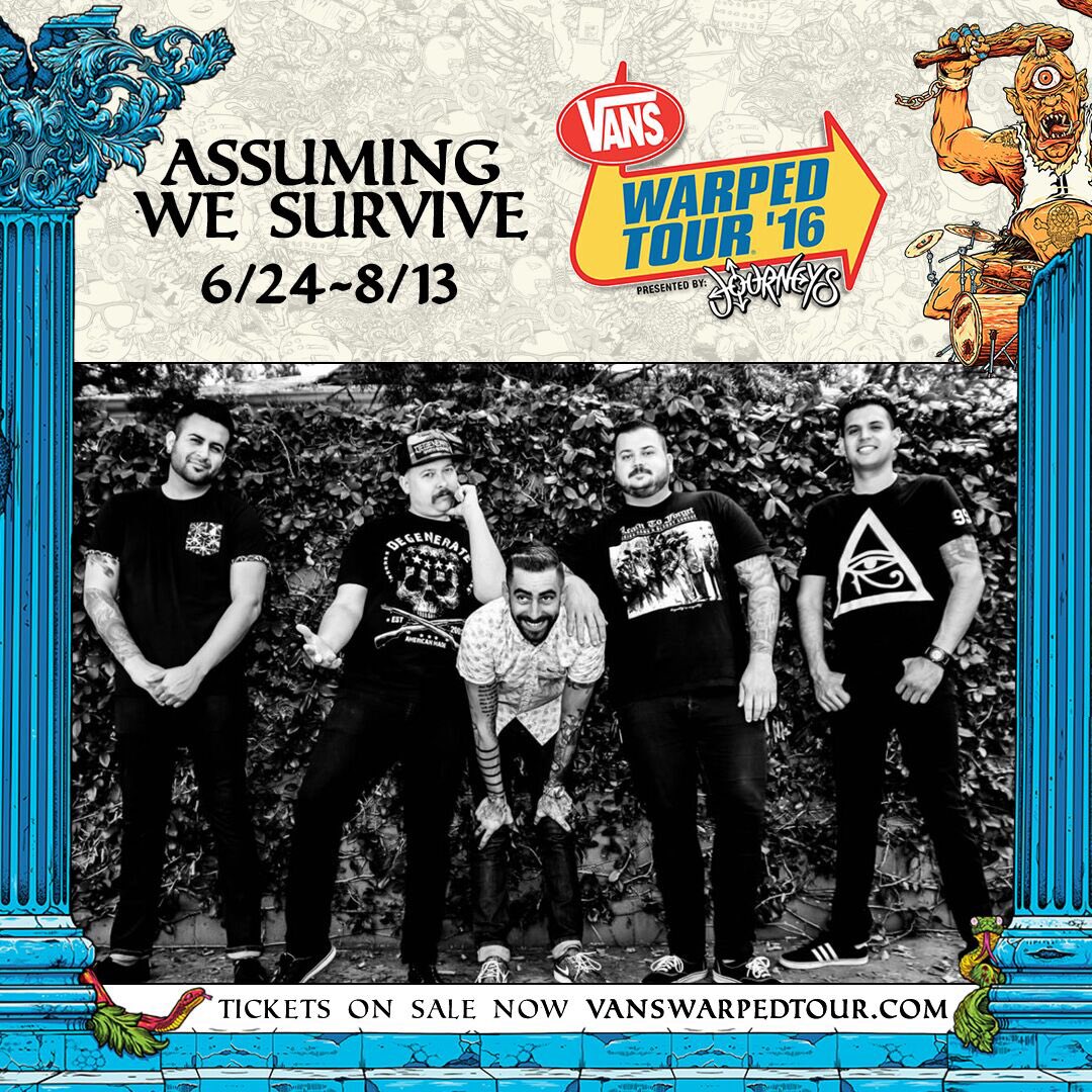 awsmusic's tweet photo. We're beyond stoked to announce we'll be performing on this years @vanswarpedtour all summer long! See you there!!! https://t.co/Tz7wV6EMKb