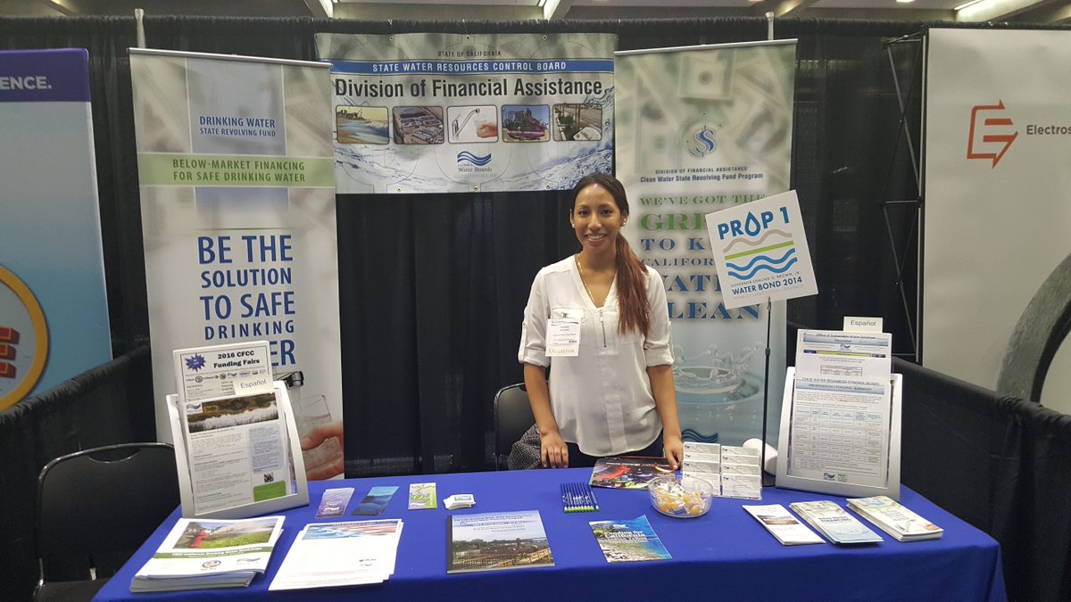 CaWaterBoards's tweet photo. We're at @CANVAWWA's Spring Conference offering info on water project funding.  https://t.co/pQ1Wuffs2z #canvSC16 https://t.co/nCu1nuKf0T