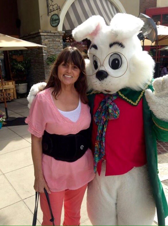 Celebrating my B-Day with my good friend, the Easter Bunny. #FriendsInHighPlaces #321