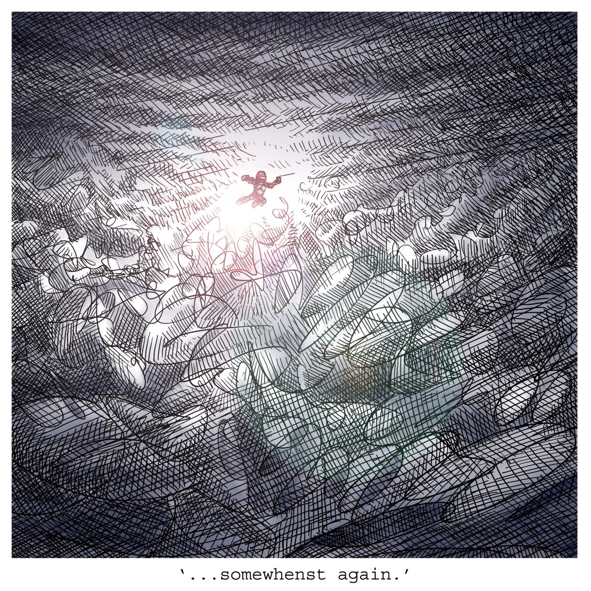 IanDurneen's tweet photo. Somewhenst. #digital #scifi #spaceman #illustration #falling_again https://t.co/IgMrh9NqkT