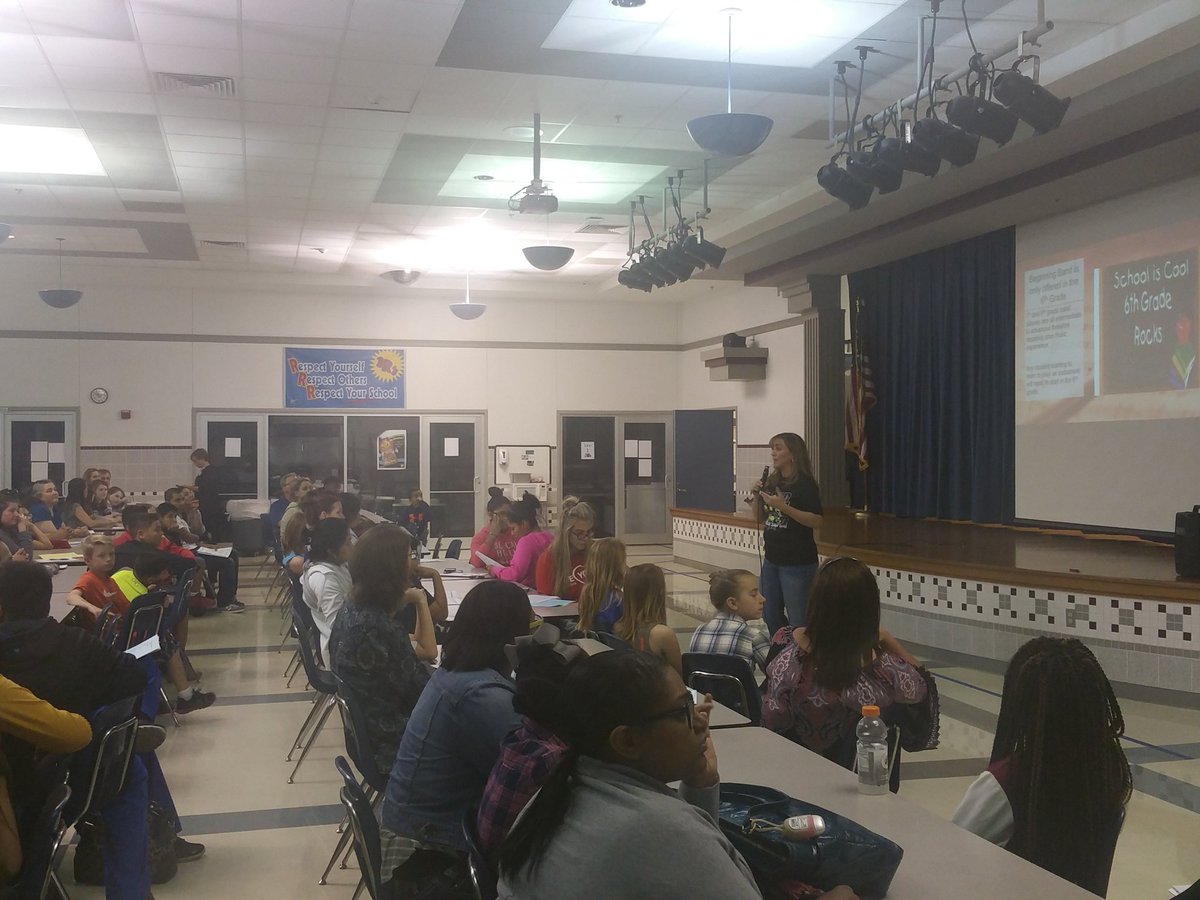 LParkerEdD's tweet photo. Great turnout tonite @hms_hawks @EMSISD for incoming 6th graders! #C2G #carrythetorch #choices #decisions #middleSC https://t.co/6ZTt90pvZd