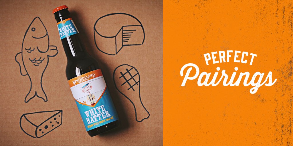 Pair this Belgian White Pale Ale with fish, grilled chicken and hard cheeses. Cheers! #craftbeer #StopandTaste