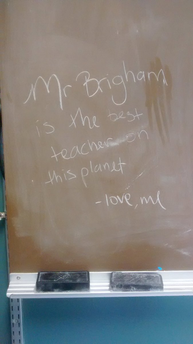 RsMadCaptain's tweet photo. This made my (previously challenging) day.  Reminder: Give students unsolicited praise. #teachingwins # edchatme https://t.co/50g7CpqD2s