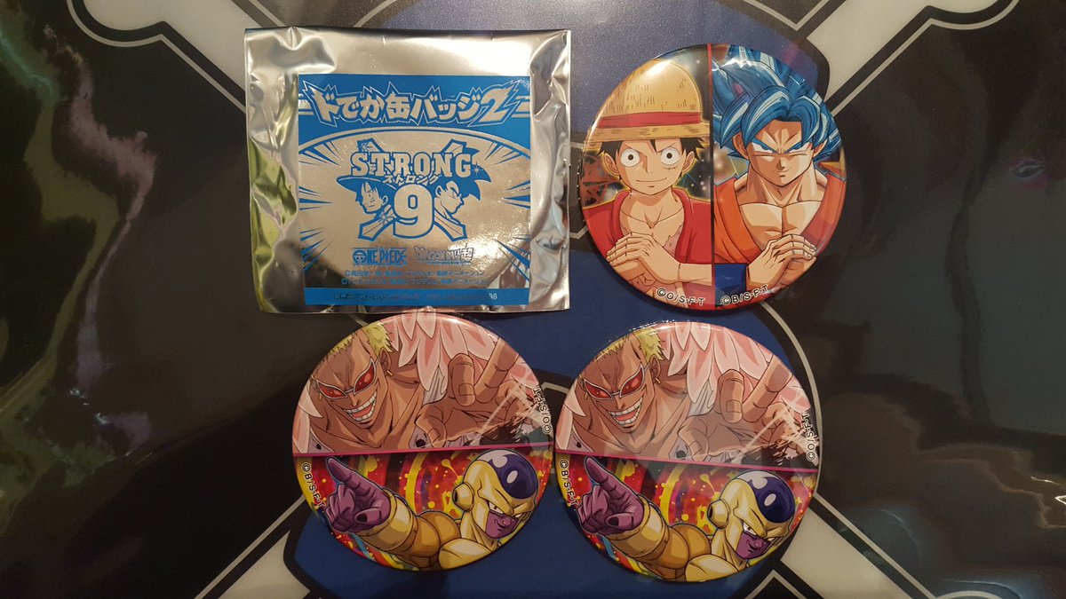 蓮 בטוויטר 交換 One Piece ワンピース Dragon Ball ドラゴンボール ストロング9 ドでか缶バッジ2 譲 ルフィ 悟空 ドフラミンゴ フリーザ2 求 サボ 悟飯 エース ビルス お気軽にお声掛け下さい Https T Co Fe0ze1y6av