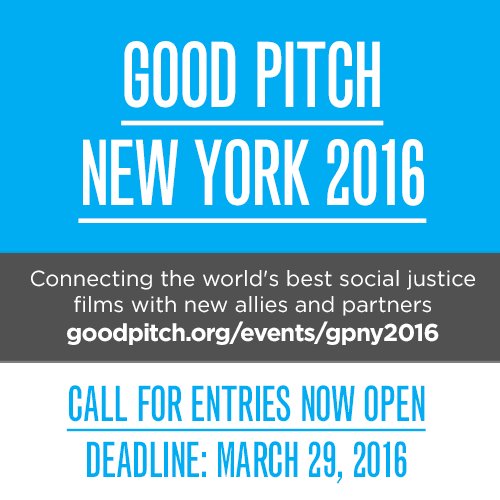 TheDocSociety's tweet image. DOC FILMMAKERS: One Week to Deadline for #GoodPitch New York. 
buff.ly/25jnim3