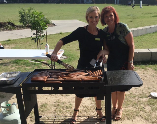 Sausages sizzling at our Principal's breakfast. Great start to the day. Deputies showing their #MasterChefskills.