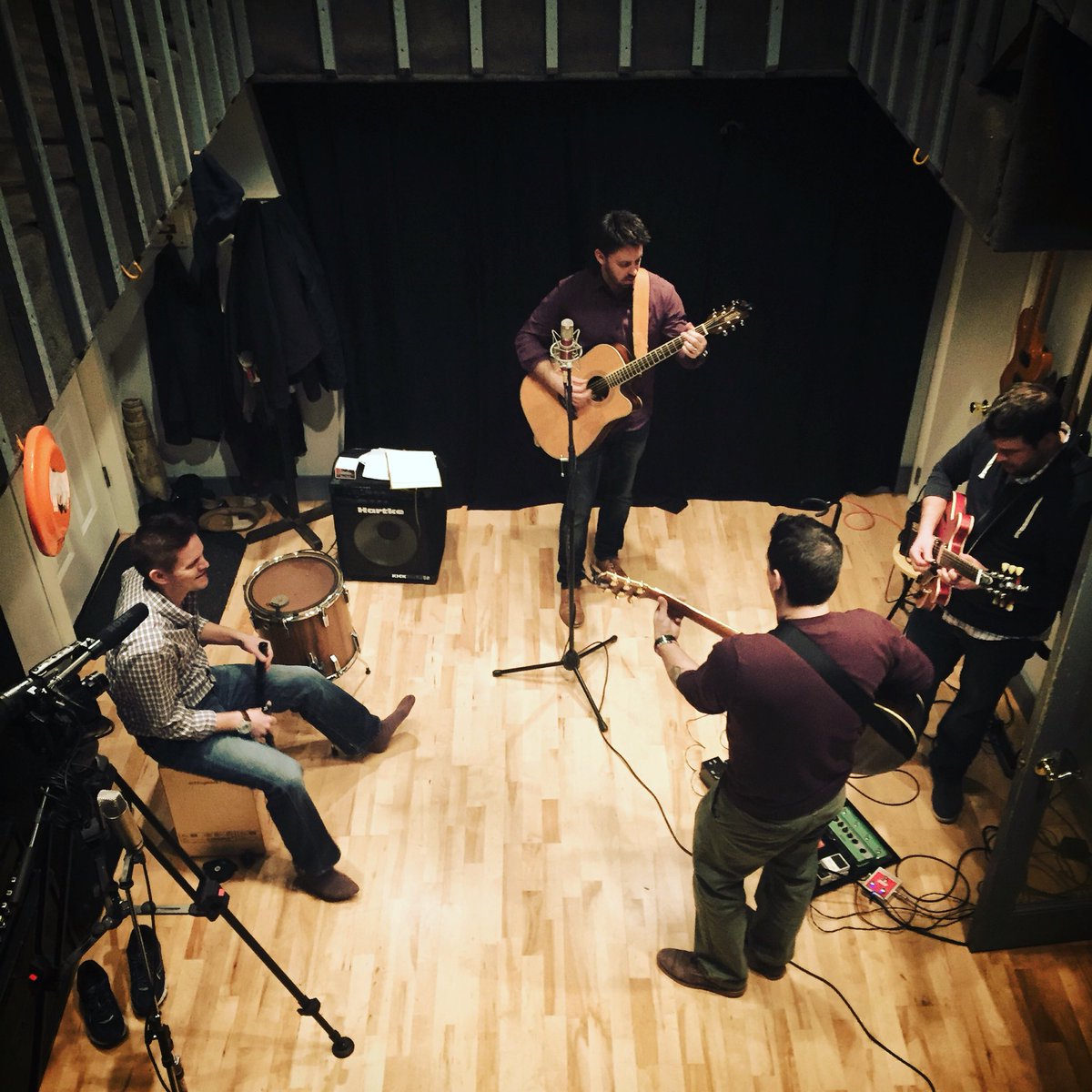 BoomBoxVideo's tweet photo. #StrippedDown rehearsal! @SimplelifeCuse @Rockwaterteam @KMaseproduction @soundcheckdave https://t.co/MHWdCth69t