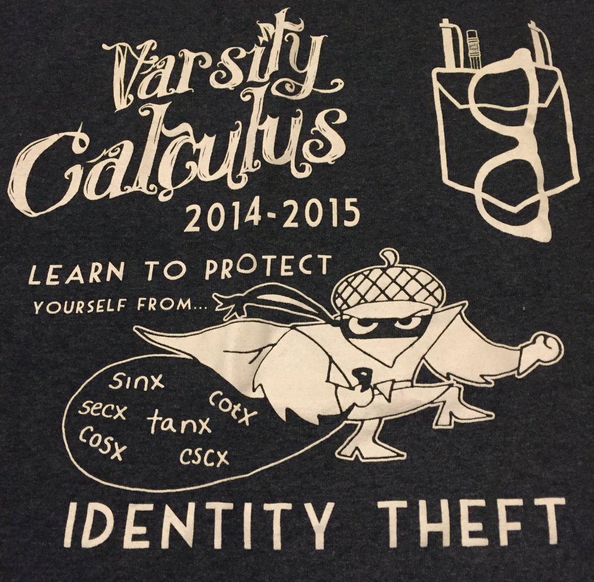 batty314's tweet photo. @ohioctm I'm a little late to the party, but here are my favorite mathy things... #varsitycalculus #octmconnects https://t.co/k5Xc4nhVyn