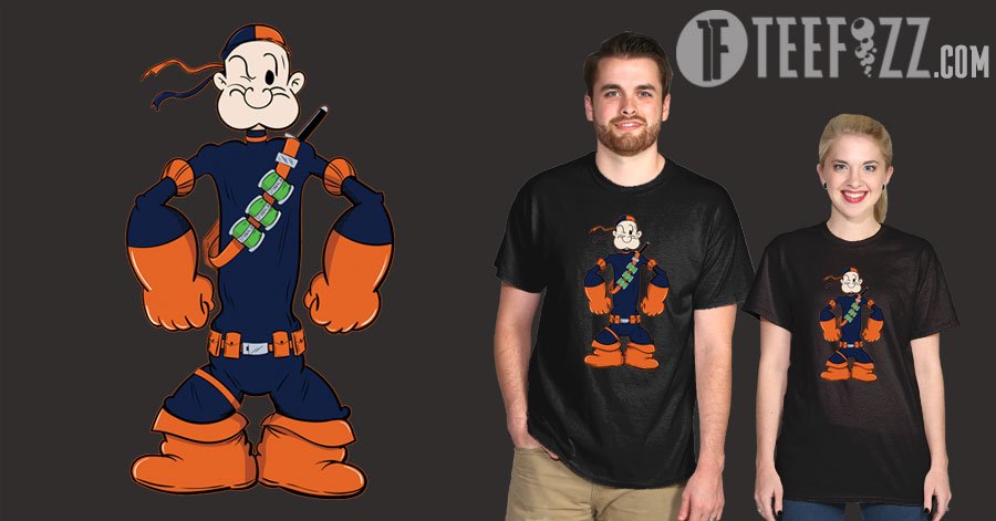 "Popeye the Terminator"
$10 til 3/24
Here at: bit.ly/25hcaGh
#popeye #deathstroke #DC
#deals #tshirts