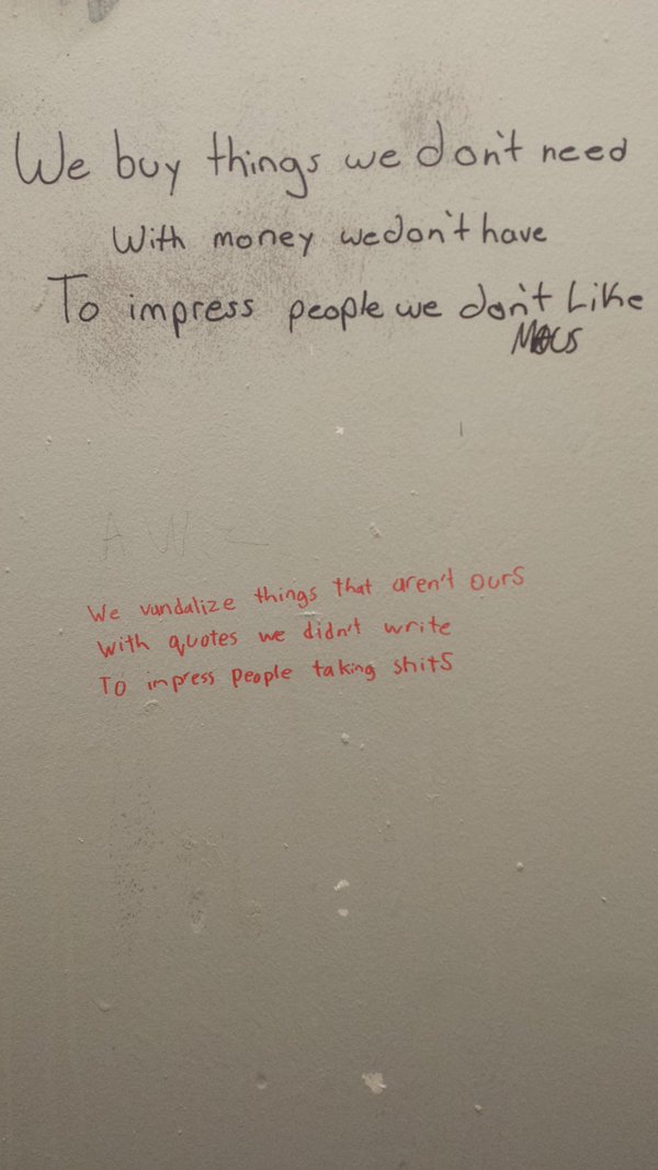 SpeakComedy's tweet photo. Bathroom poets https://t.co/CyAbjNb54s