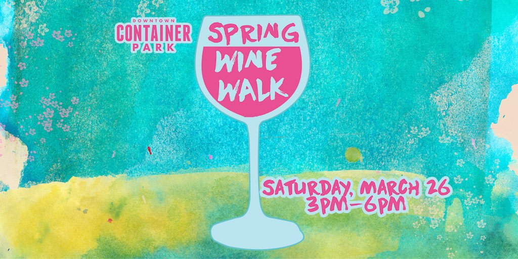 DTContainerPark's tweet photo. Join us for our #SpringWineWalk 🍷 this Saturday, 3/26 from 3-6PM. BUY TICKETS: https://t.co/7KZcbEHWqD #vegas #wine https://t.co/WPAbPeyxbm