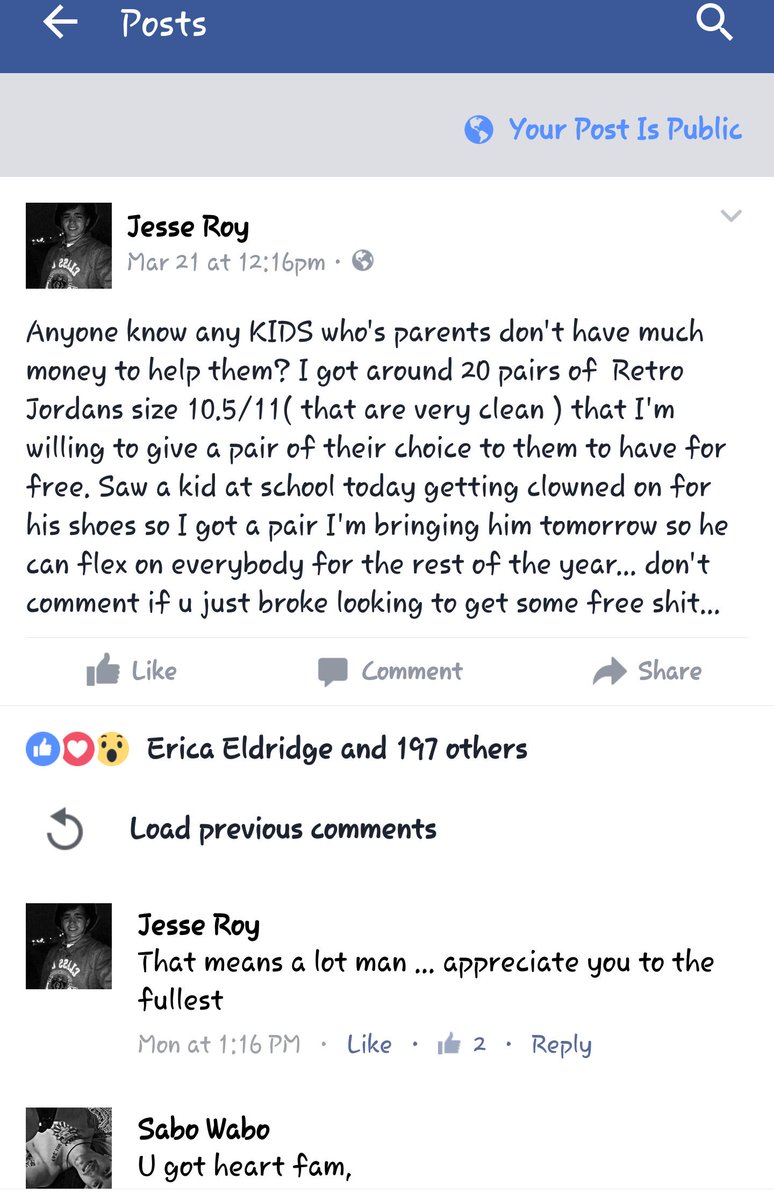 Jesse_Roy_'s tweet photo. Anyone know anyone I can help out ???? #Rt https://t.co/HhCLVNG9EX