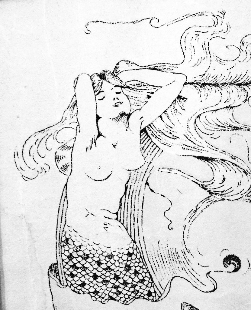 HaightLovett's tweet photo. I #lovett! This #artnouveau #wannabeadultcoloringbookpage #mermaid! https://t.co/bZF6aRJYWx