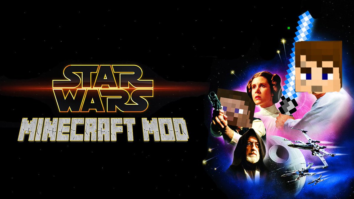 LearnToMod's tweet photo. Steve, I am your father! CHECK OUT OUR STAR WARS MOD! #ltmods #minecraft https://t.co/3Ei5yCRyyo https://t.co/pHRRo3vx7w