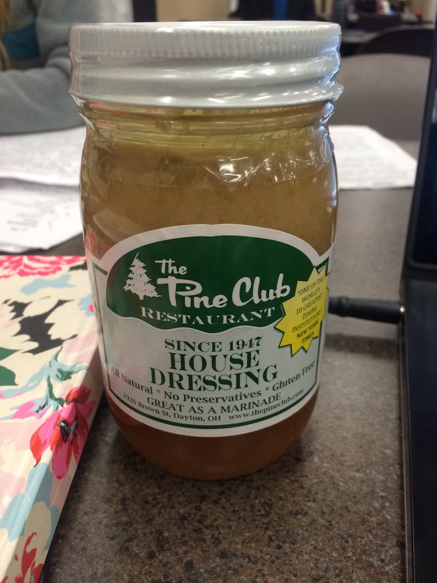 UD_CEO's tweet image. Thank you to Dave Hulme for speaking to us tonight and for the samples of the Pine Club's famous house dressing!