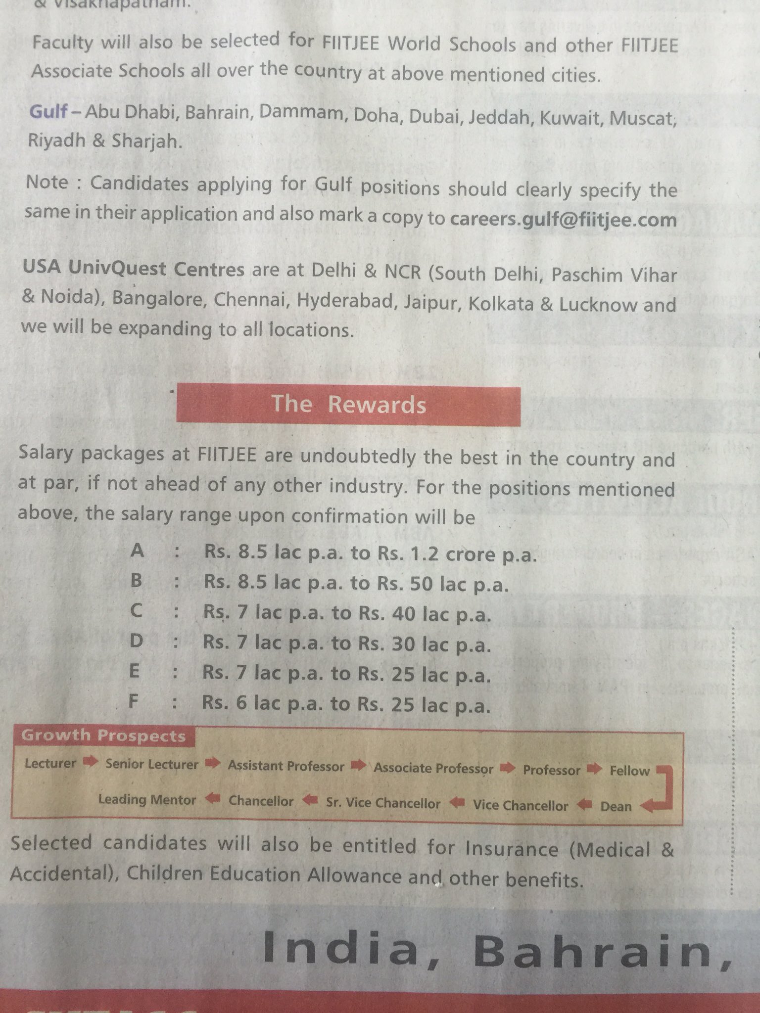 Mohanakrishnan on Twitter: "Salary packages at FIITJEE. Interesting  https://t.co/SA0iFa3dEW" / Twitter