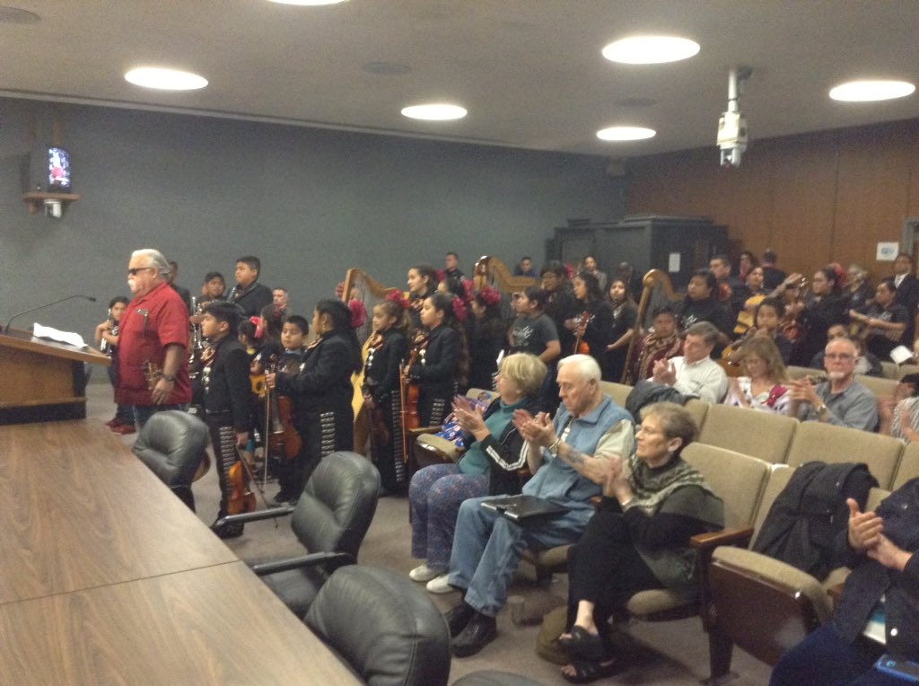 CityofOxnard's tweet photo. Inlakech center director Javier Gomez thanks city council for supporting the for 43 years #Oxnard #discoveroxnard https://t.co/90DUKsDV9c