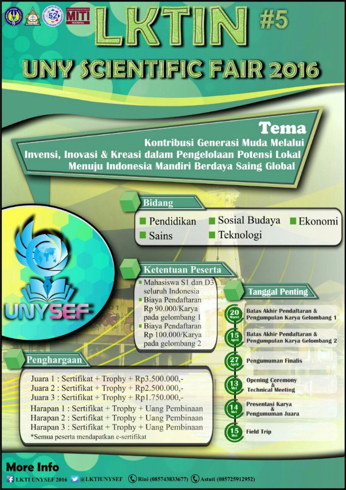 <a href="/SDP_AAYKPN/">STUDI DAN PENALARAN</a> <a href="/UKMPenalaran/">UKM Penalaran Unand</a> <a href="/FordiMapelar_UB/">FORDI MAPELAR UB</a> <a href="/UPI_In_UGM/">UPI Interdisipliner</a> <a href="/infojogja/">info jogja</a>