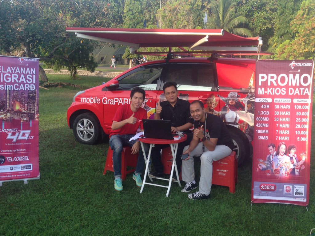 #latePost kakak kakak dari #telkomsel <a href="/TelkomselManado/">Telkomsel Manado</a> <a href="/Telkomsel/">Telkomsel</a> di acara #LariSensasional