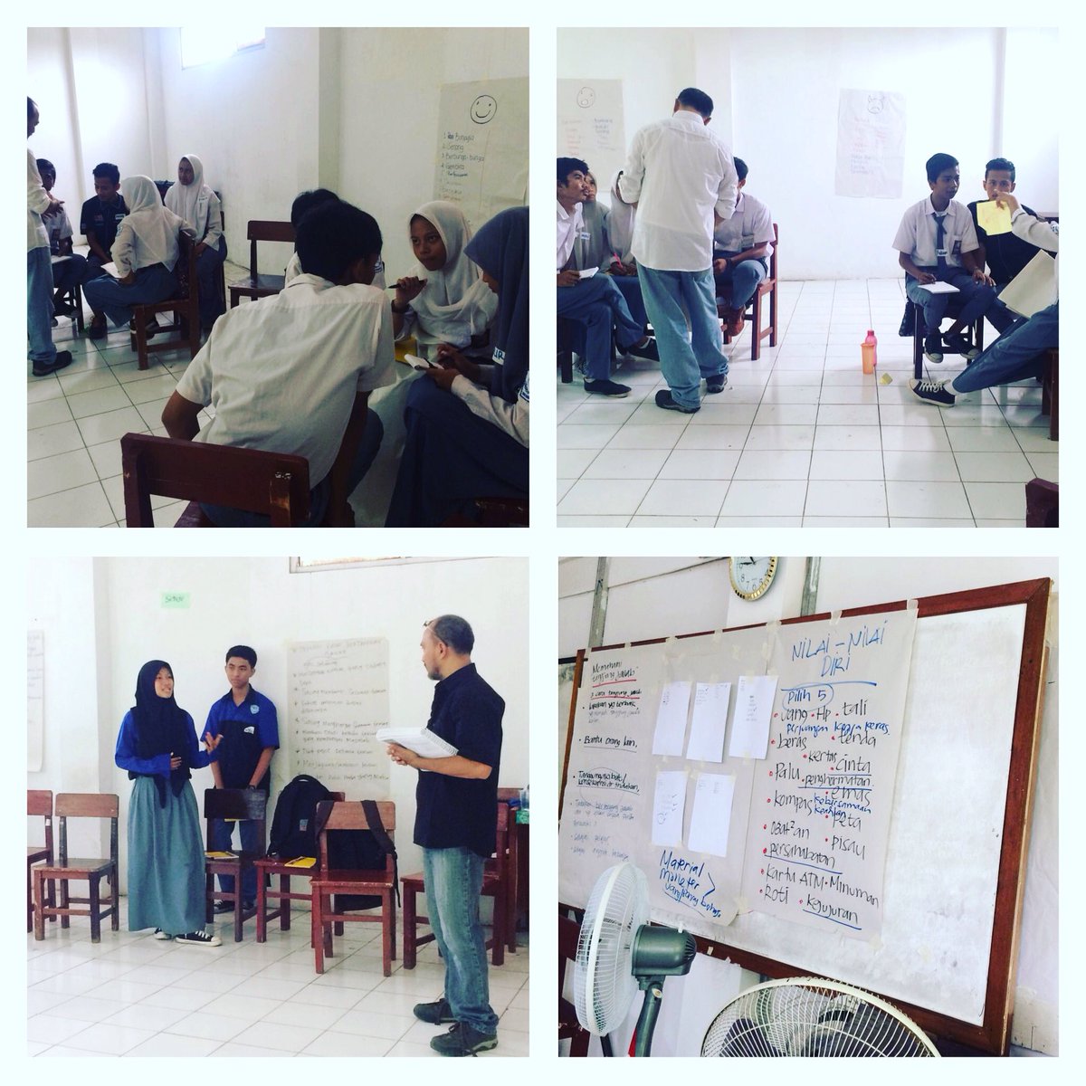 suzieicus's tweet photo. Pelatihan soft skills dari Indonesia Business Link, dilanjut pelatihan kewirausahaan cc @siswawirausaha @smkitaco https://t.co/sTAGNSWuG8