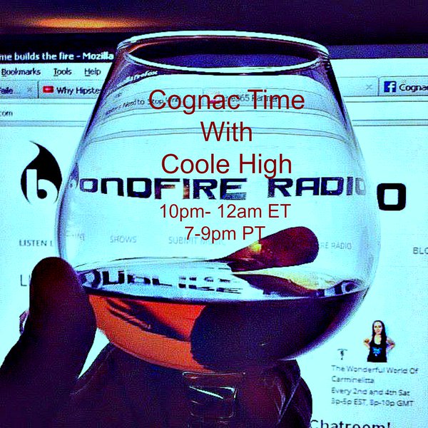 BondfireRadio's tweet photo. the smooth sounds of @CognacTime with @CooleHigh is all the way LIVE right now! Be a @CognacTimeRoyal and #JoinUs https://t.co/3X8YKjlG0R