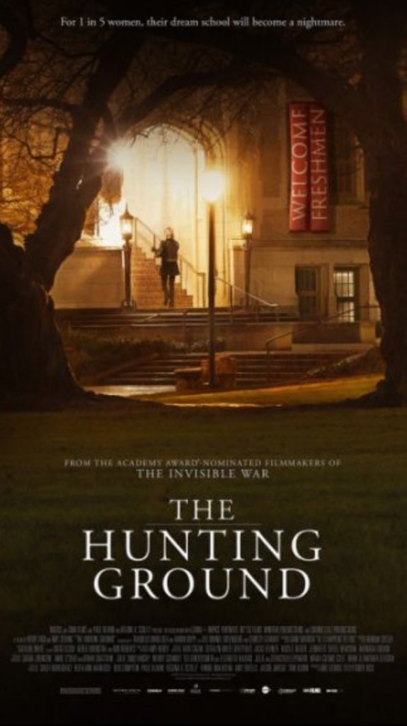 Lee_J25's tweet photo. The Hunting Ground is an extremely important film. So many miles to go. https://t.co/HuAjXqPXUs