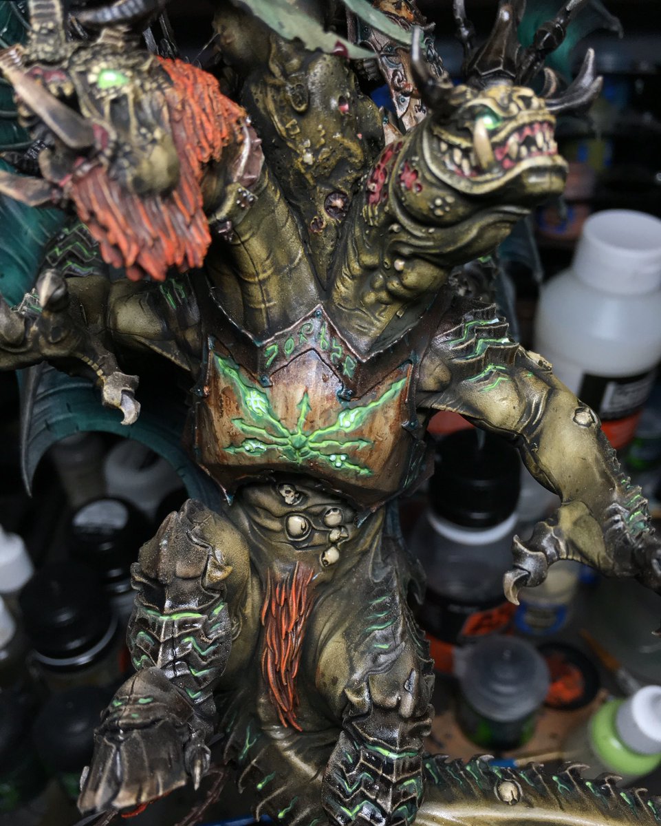 ACoatofGrey's tweet image. Some more of my WIP Archaon "Filth Father" #AgeOfSigmar #archaon #everchosen #chaos #nurgle @Games_Workshop1