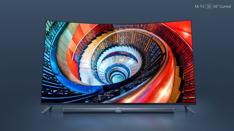 Xiaomi MI 3S -  65 Inch Curved Android TV