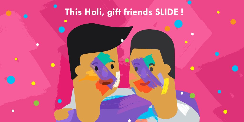 SlideIndia's tweet photo. Vibrancy of #colours
The sweetness of gujiya
#HappyHoli Sliders!
Invite #friends to #SlideApp! Get Rs.5 Give Rs.5 https://t.co/4oMAVLgFvH